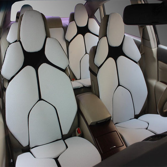 PU Cotton Seat cover Futuristic Supercar Style Distinctive White Universal Car Seat Covers If You Cant Find Your Own Car Model Please Note Your Car M