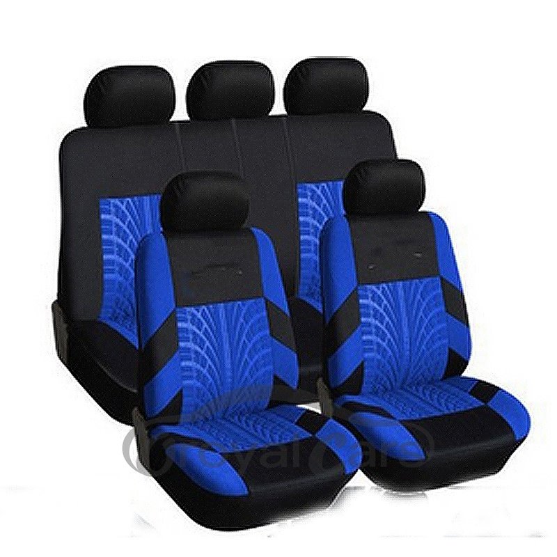 5 Seater Car Seat Covers Full Coverage Soft Wear Resistant Durable Skin Friendly Polyester Fiber Airbag Compatible Fastn