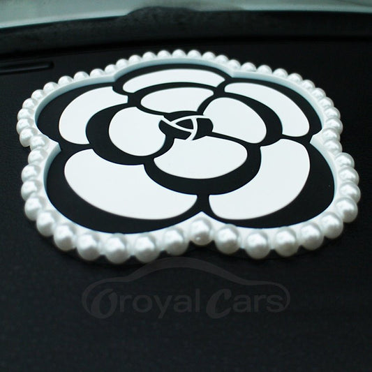 Camellia Car Ornament Anti Slip Mat for Mobile Phone