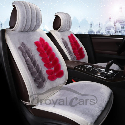 Ultimate Pure Wool High Quality Warm Comfortable Simple Style Seat Cover For Winter