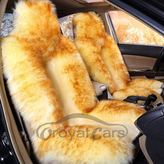 Ultimate Smooth Lambswool Winter Luxury Color Options Car Seat Covers