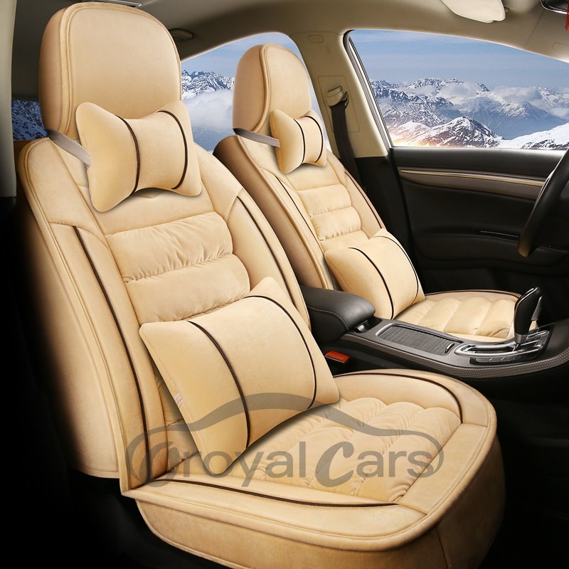 Smooth Comfortable Material 3D Shape Design Warm Universal Car Seat Covers