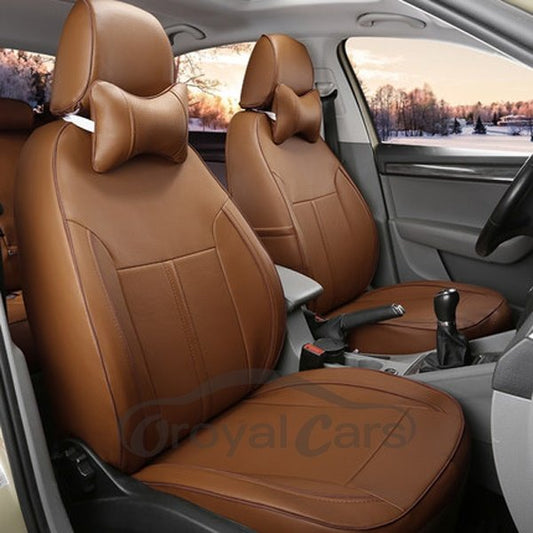 Classic Simplified Design With Streamlined Patterns Custom Car Seat Covers