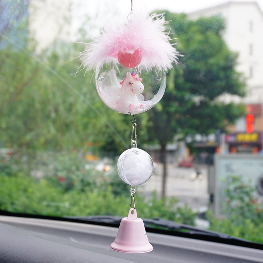 Cute Unicorn Car Pendant Environmentally Friendly Durable Very Suitable for Girls
