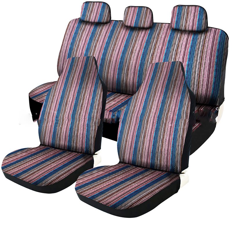 Car Seat Covers Full Set, Front Bucket Seat Covers with Split Bench Back Seat Covers for Cars for Women Full Set Seat Pr