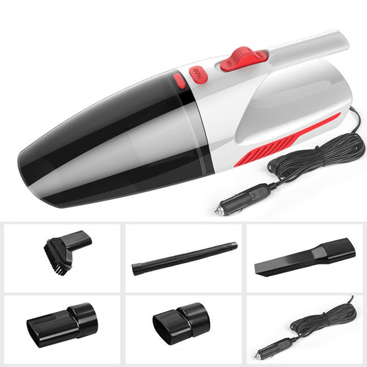 Cigarette Lighter Charging Portable Car Vacuum Cleaner High Power Handheld Vacuum No Noise 120W 12V 4000PA with Lighting Function