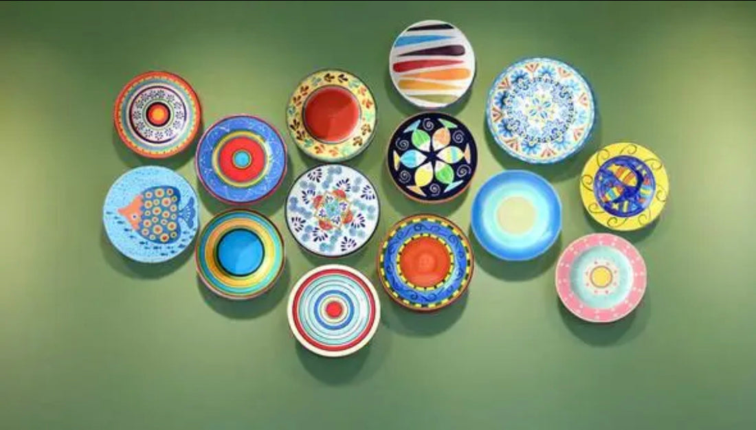 Plates are not only used for eating, but can also be used as decorations