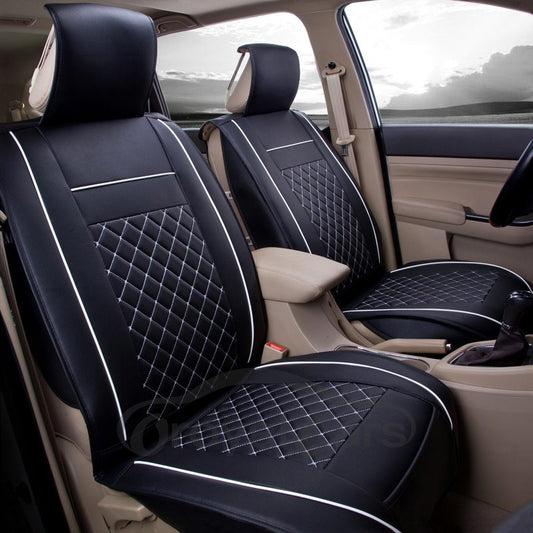 Funda para asiento delantero de coche 1PS, ajuste Universal para la mayoría de los sedán, SUV, camión, protección de asiento de coche 