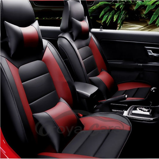 Top Leather Simple Design Stitching Color Front Single-seat Universal Car Seat Cover