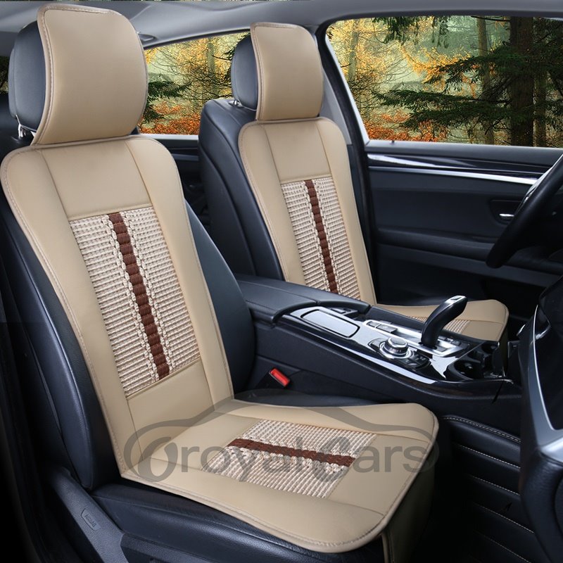 Simple Design Easy To Install&Clean Leather Universal Single-Seat Car Seat Cover
