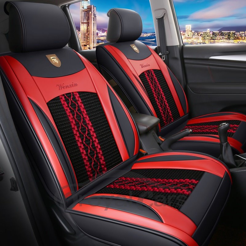 Multifunctional Simple Style Ventilation Front Single-seat Universal Car Seat Cover
