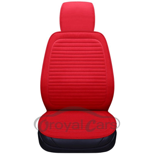 Simple Style Plain Linen Single-seat Universal Car Seat Cover