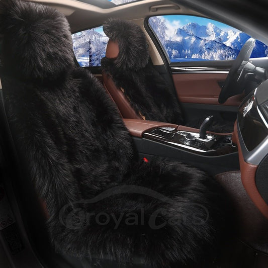 Winter Plush Car Seat All-inclusive Pad Universal Single Car Seat Cover