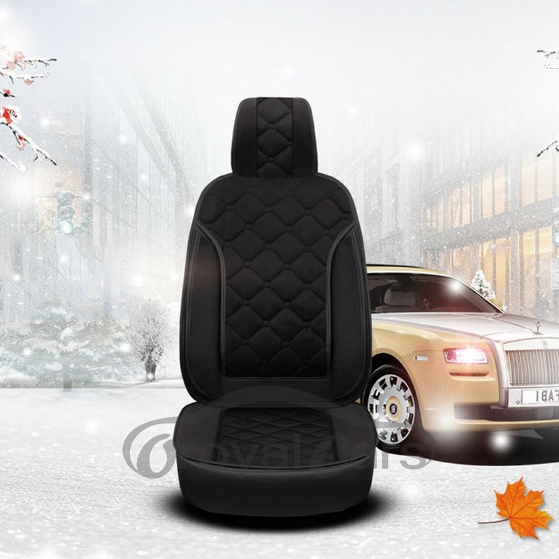 Winter Short Plush Warm Universal Single Car Seat Cover