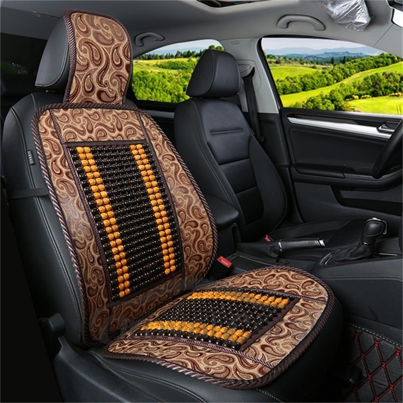 Funda de asiento de coche universal de un solo asiento delantero de cuero con estampado de leopardo en la parte trasera de lino 