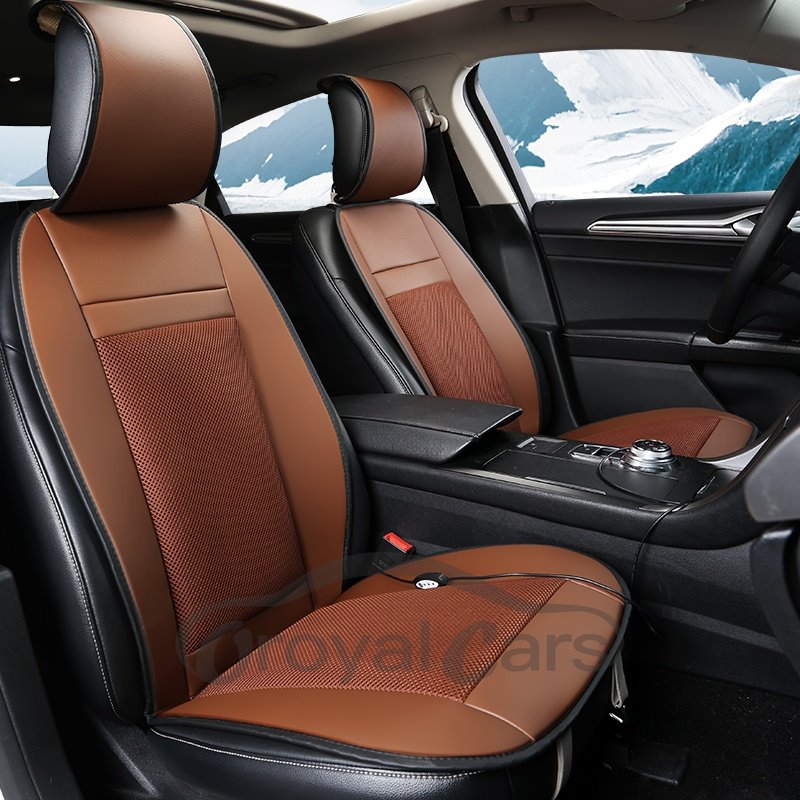 Business Style Design With Internal Cooling System Universal Car Seat Cover Mat Single Piece