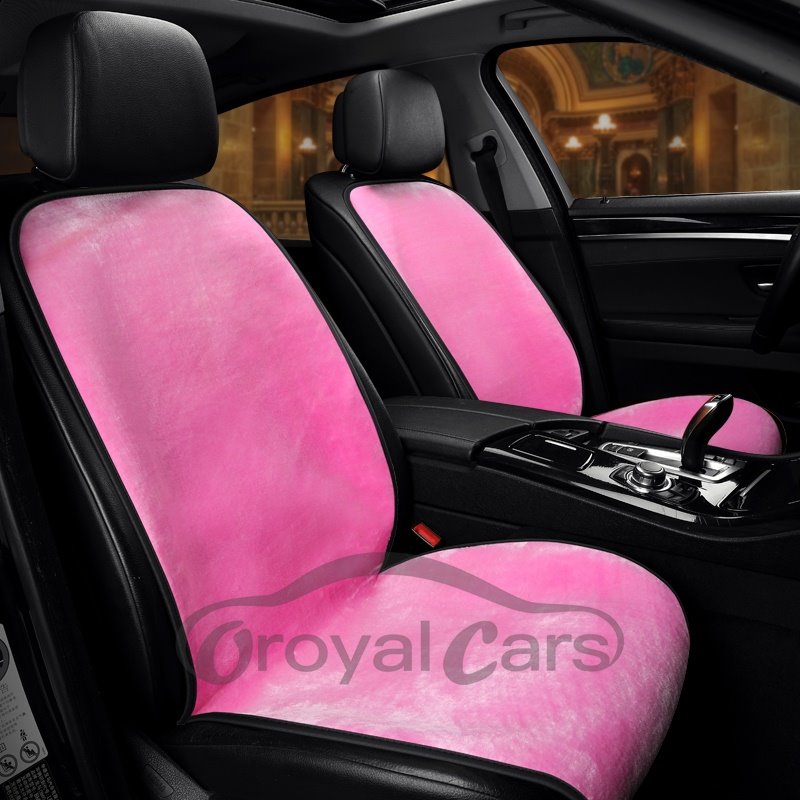 Simple Style Heating Cushion Plain Suede Material Seat Mat