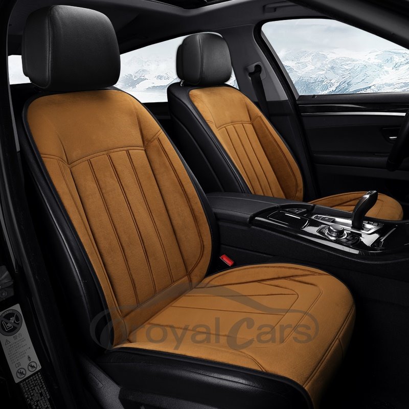 Winter Heating Cushion Simple Style Heating 5 Seats Car Seat Cover