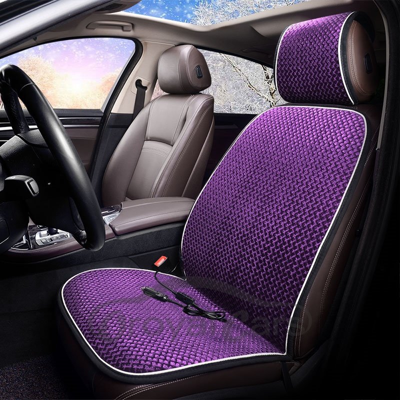 Heating Cushion Multicolor Suede Material Seat Mat