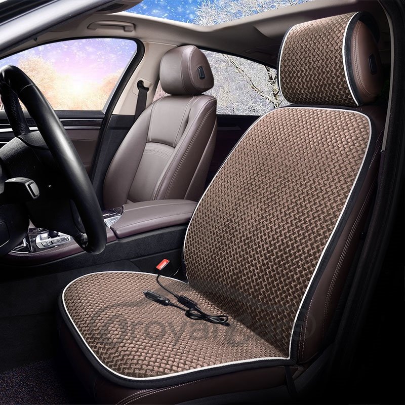 Heating Cushion Multicolor Suede Material Seat Mat