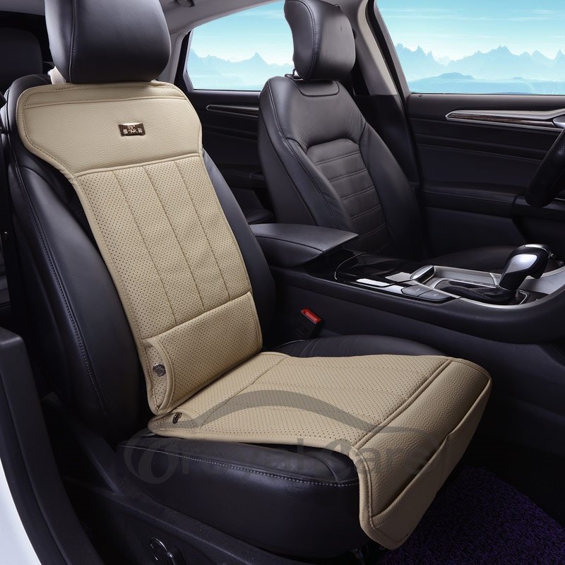 Elegantly Business Style With Internal Cooling System Universal Car Seat Cover Mats Single Piece
