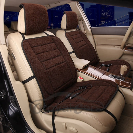 Extremely Cozy And Comfortable For Winter Single Heated Seat Covers