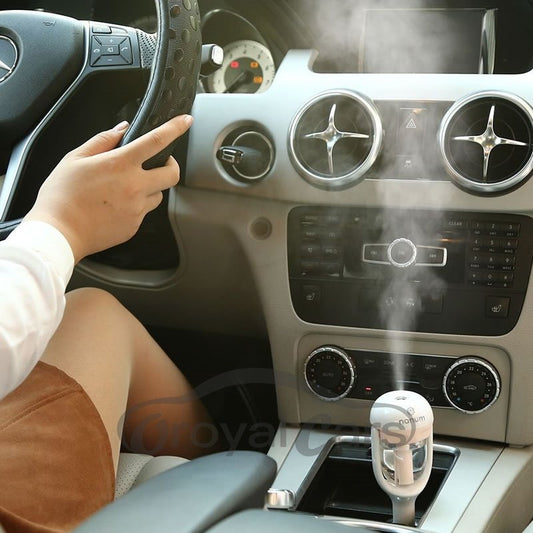 Humidificador y ambientador de aire para automóvil con difusor de aceite de esencia incorporado 