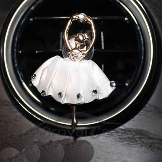 Perfume multicolor para decoración de coche con forma de niña de ballet a elegir