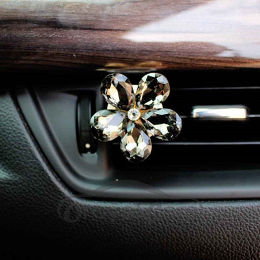 Mehrfarbig For Choice Crystal Camellia Car Decor Balsam