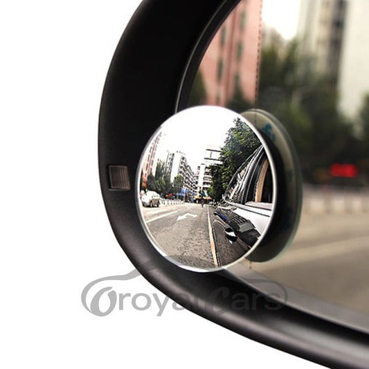 Glass Material And HD Small Round Rearview Mirror