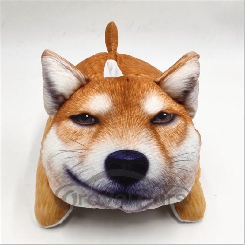 Kreative Auto-Plüsch-Hunde-Taschentuchboxen