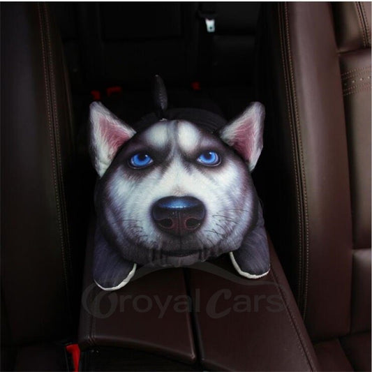 Vivid Creative Car Plush Dogs Tissue Boxes
