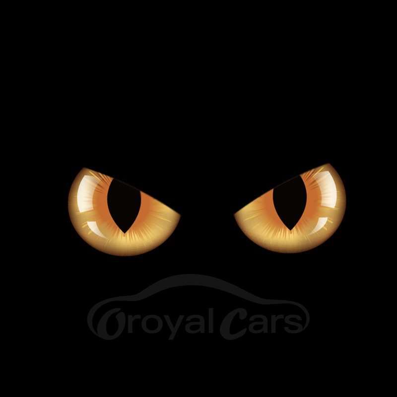 Creative Realistic Cat-eye Waterproof Scratch Proof Car Sticker