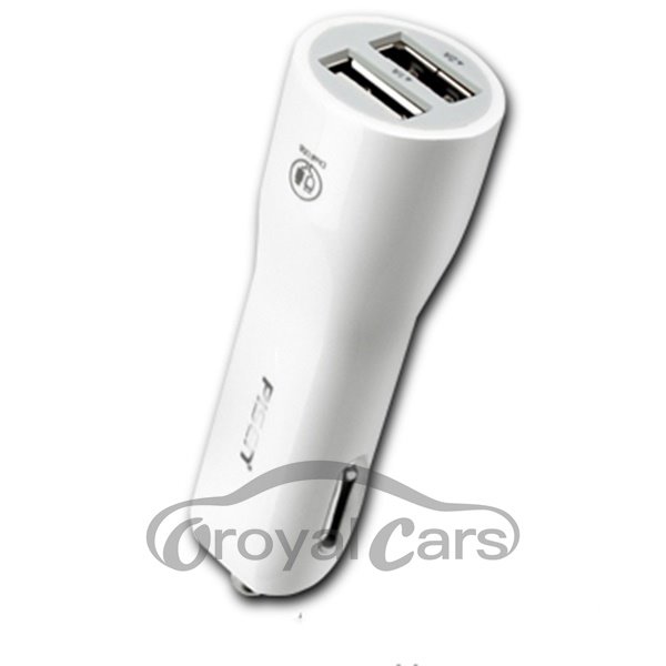 Dual USB Ports Car Cigarette Lighter Power Adapted Car Charger
