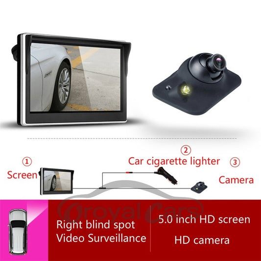 5-inch Car Display LED-sensing Car Camera Side-view Reversing Image System