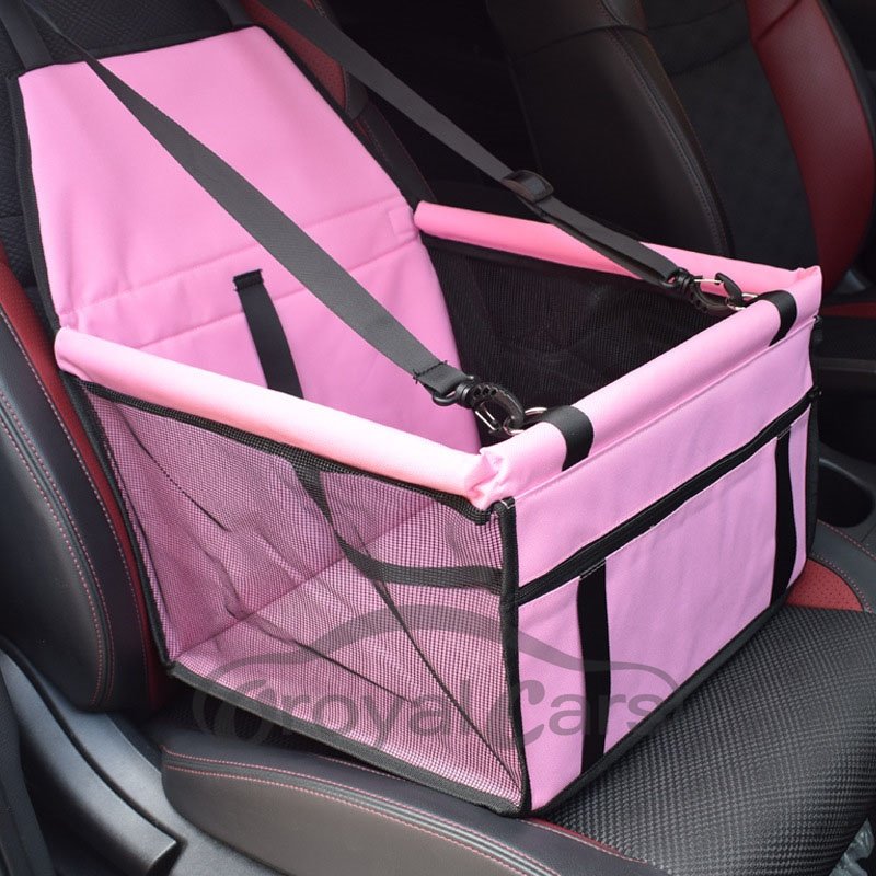 Folding Pet Bag Carrier Car Seat Dog Cat Safety Travel Portable Waterproof Stain Resistant Wear Resistant