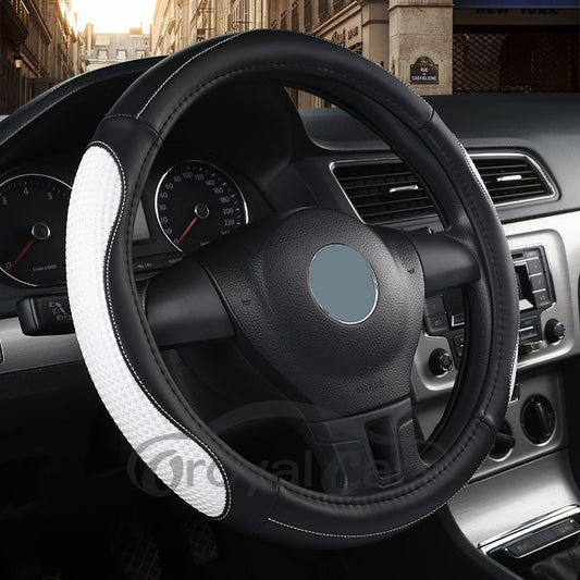 Anti-skid Wear-resistant Dirt-resistant Durable And Breathable Not Hurt Hands Sport Style Color Block PVC Steering Wheel