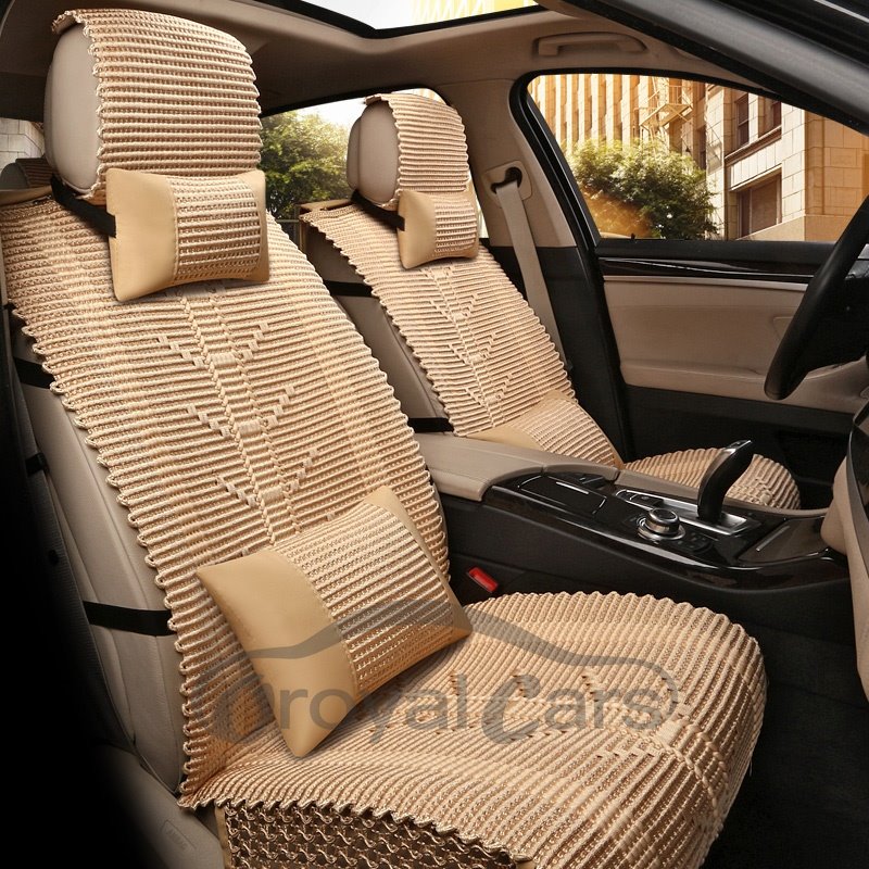 Superexcellence Knit Pure Color Refreshing Universal Car Seat Cover