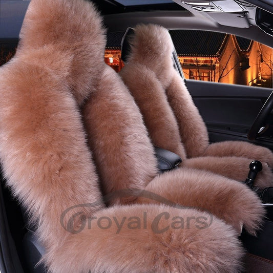 Ultimate Warm Fluffy Material Winter Universal Car Seat Covers