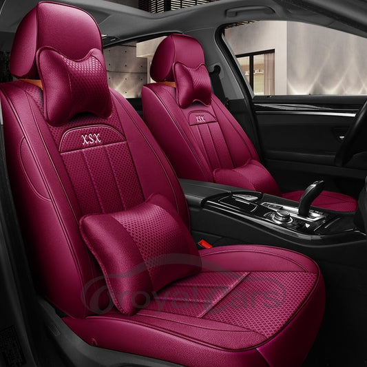 Simple Style Polyester Material (Environmentally Friendly Non-Toxic And Fire Retardant)Custom Fit Seat Covers