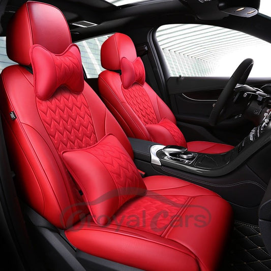 Modern Style Polyester Material Geometric Pattern Breathable&Comfortable Compatible Airbag All Seasons Custom Fit Seat C