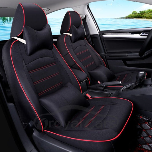 Cubierta de asiento de automóvil personalizada con estilo empresarial de diseño simple de color en contraste 