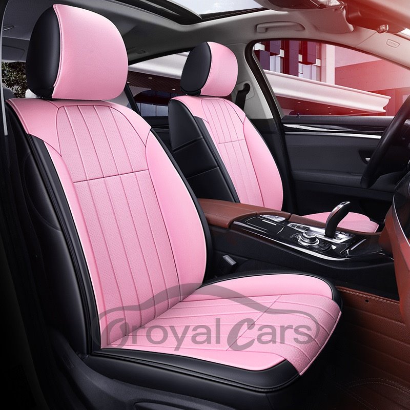Plain Pattern Modern Style Leather Custom Car Seat Cover