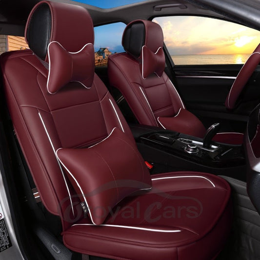 Cubiertas de asiento de coche personalizadas lujosas, cómodas, suaves y brillantes