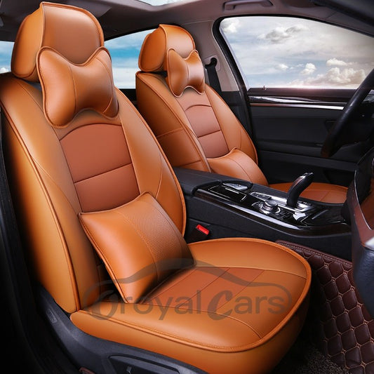 Cotton Filler Business Style Pure Color Custom Fit Seat Covers