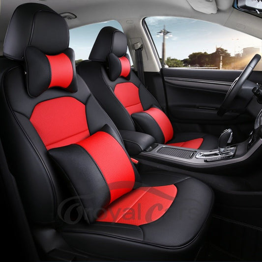La raya del cuero de la PU modela las cubiertas de asiento de coche aptas personalizadas del estilo de Busines 