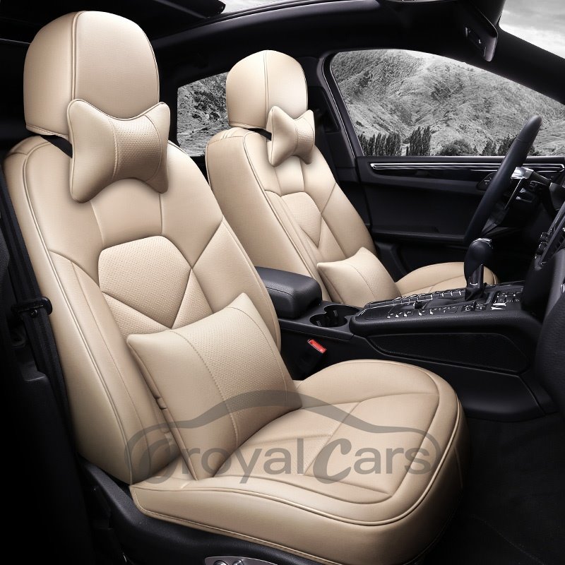 Top Leather Sports Style All Seasons Custom Fit Car Seat Covers