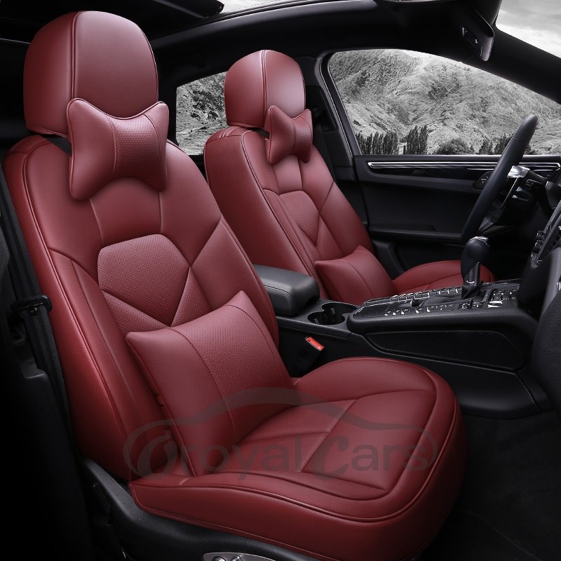 Top Leather Sports Style All Seasons Custom Fit Car Seat Covers