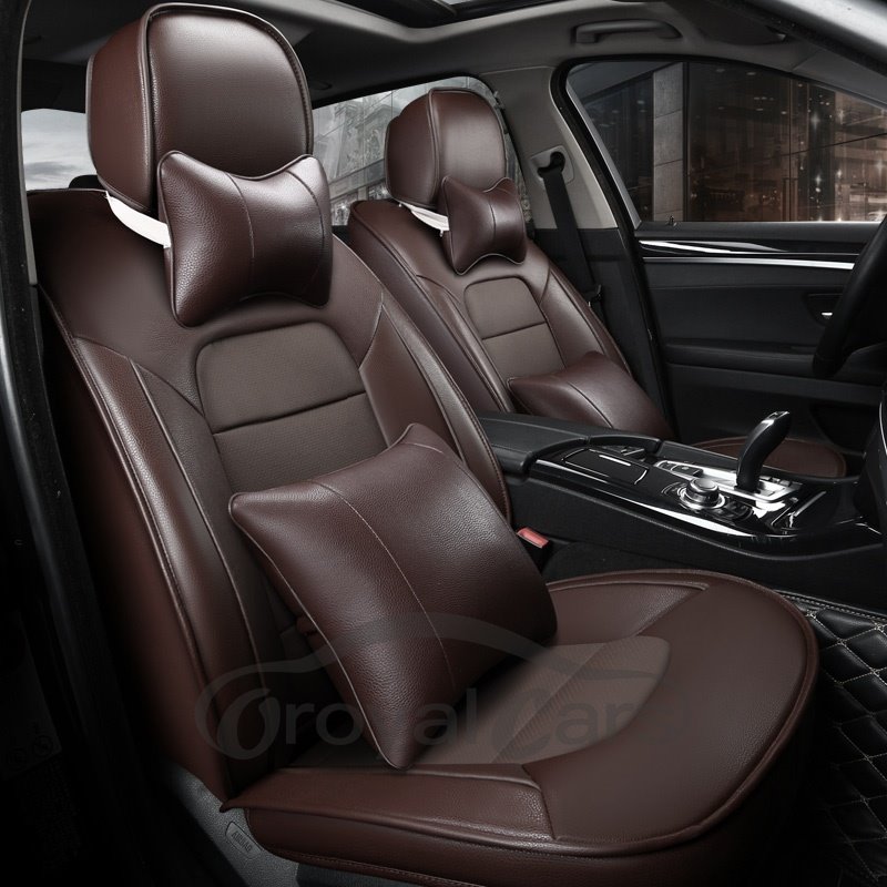 Luxuriöse, geschmackvolle, weiche, maßgeschneiderte Autositzbezüge aus hochwertigem Leder 