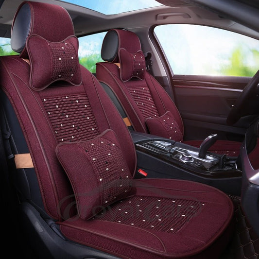 Classical Soft Good Breathability Woven Fabrics Custom Car Seat Covers